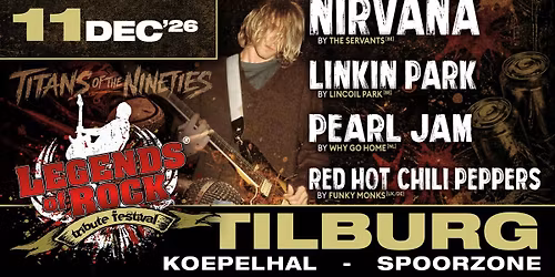 LEGENDS of ROCK Tribute Festival — muziek in Tilburg