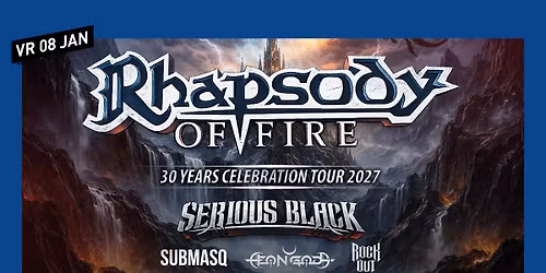 Rhapsody of Fire + Serious Black // 013 Tilburg — muziek in Tilburg