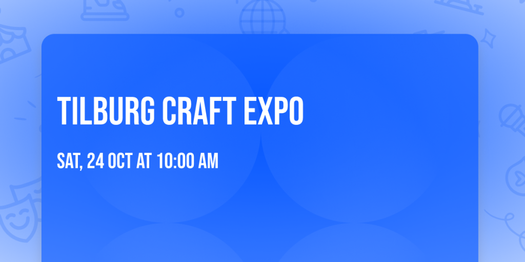 Tilburg Craft Expo in Tilburg