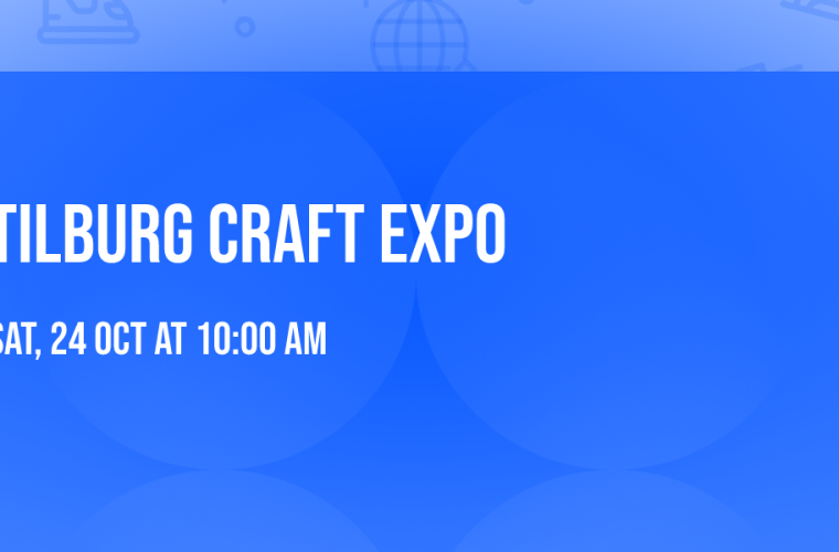 Bezoekers bekijken handgemaakte producten en ambachtswerk op de Tilburg Craft Expo in het Textielmuseum