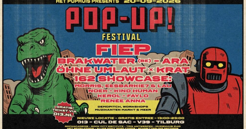 Het Pop-up Festival in Tilburg