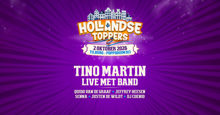 Tino Martin: Live met Band – Hollandse Toppers — muziek in Tilburg
