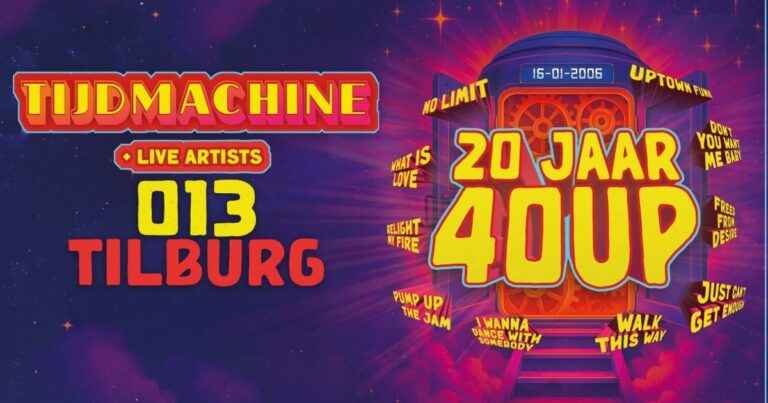 40Up Tijdmachine Tour — muziek in Tilburg