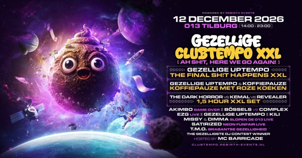 Gezellige Clubtempo XXL 2026 in Tilburg