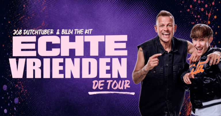 Job Dutchtuber & Billy the Kit – Echte Vrienden de Tour — Uitgaan in Tilburg